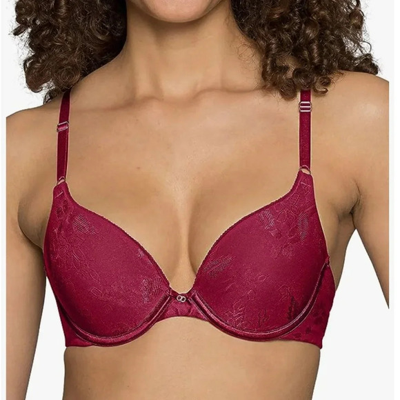 NWT Vanity Fair Women's Ego Boost Add-A-Size Push Up Bra (+1 Cup Size) 34B - Picture 1 of 7
